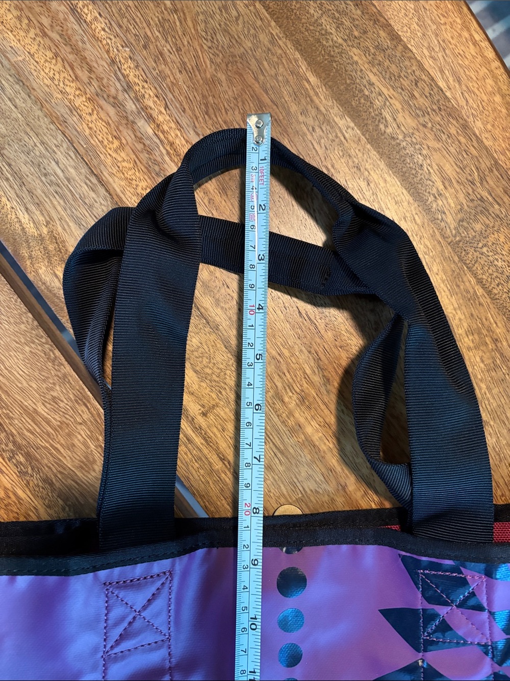 Timbuk2 Reversible Tote with Geometric Floral Design - Picture 12 of 14